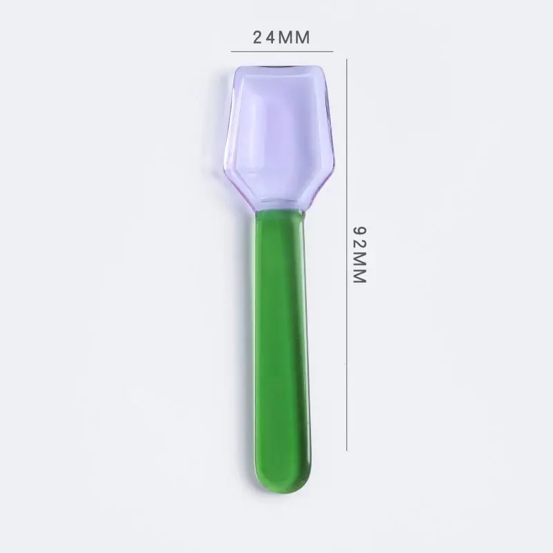 2-tone Glass Dessert Spopon - Image 5