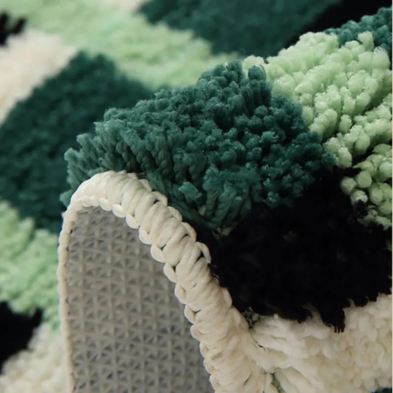 Modern Grid Tufted Bath Mat - Image 8