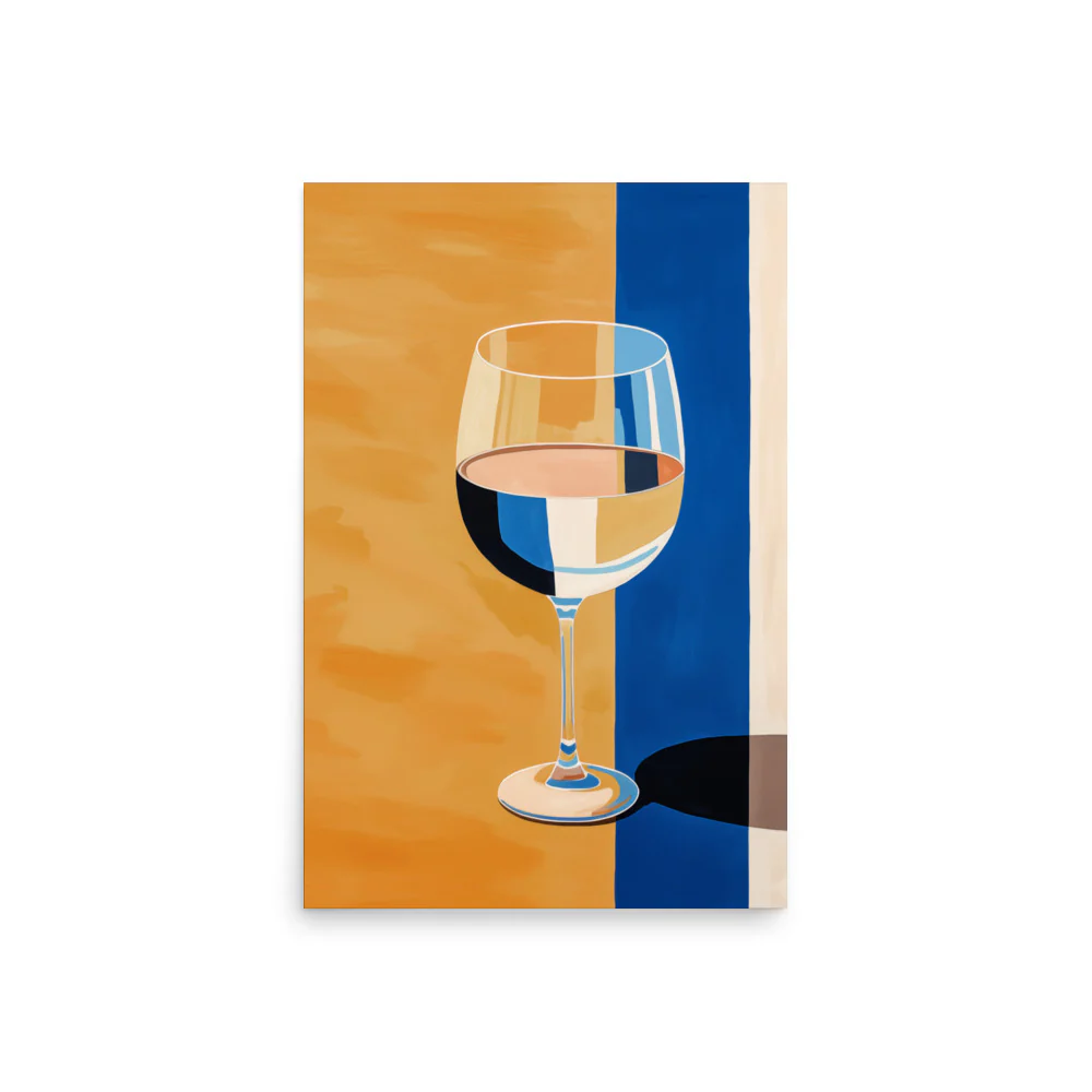 A glass of wine