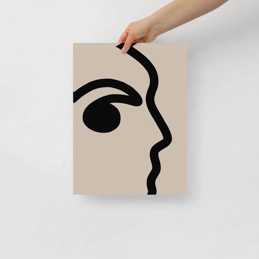Abstract Face 1 Wall Art - Image 2
