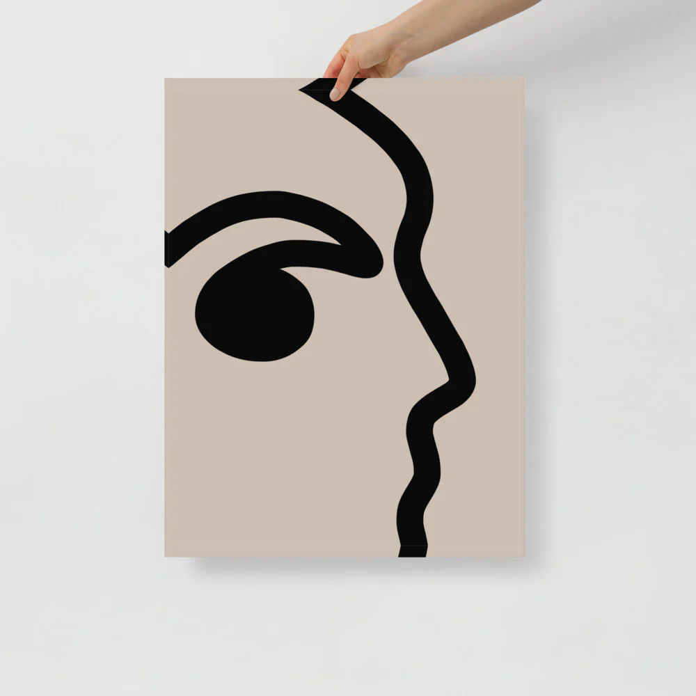 Abstract Face 1 Wall Art - Image 4