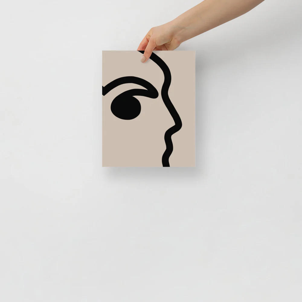 Abstract Face 1 Wall Art - Image 6