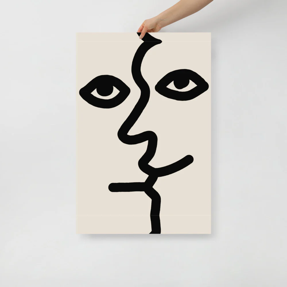 Abstract Face 2 Wall Art - Image 11