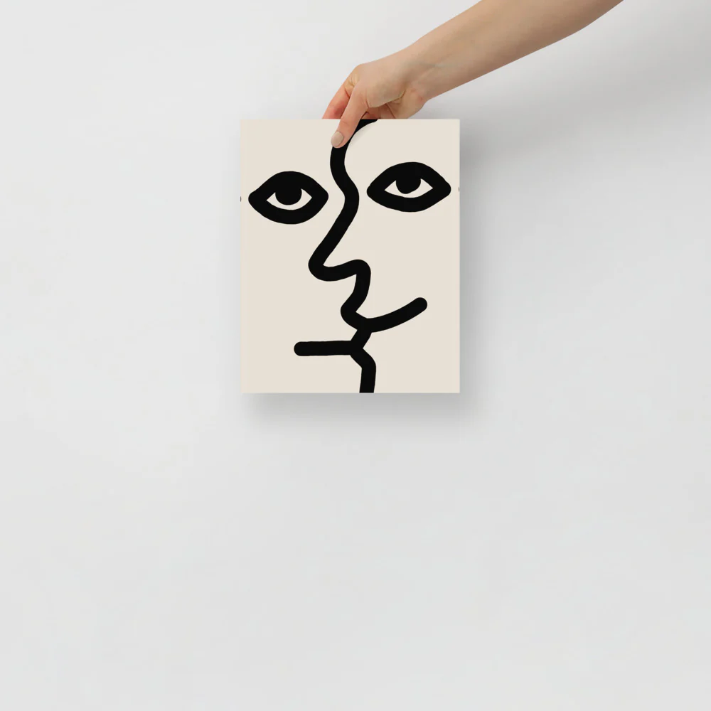Abstract Face 2 Wall Art - Image 2
