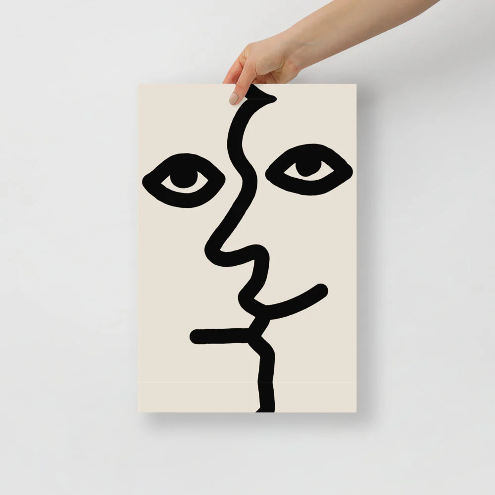Abstract Face 2 Wall Art - Image 6