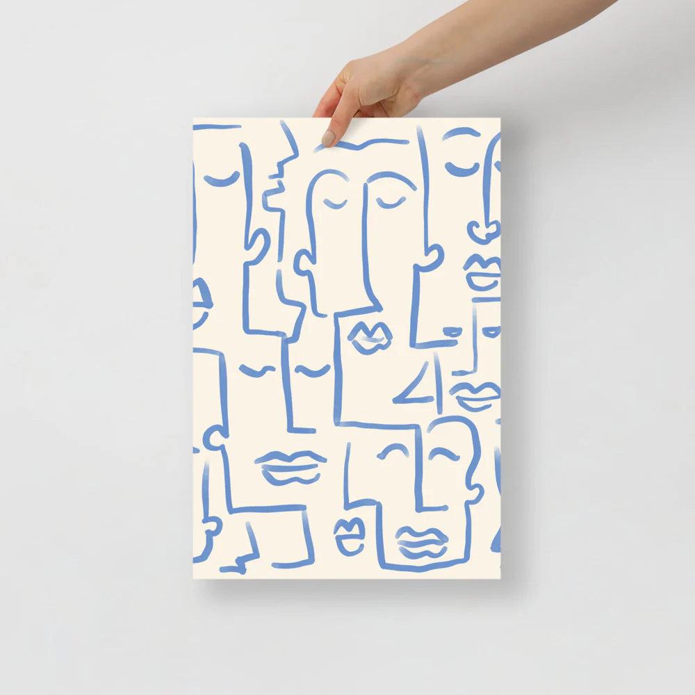 Abstract Faces Wall Art - Image 3