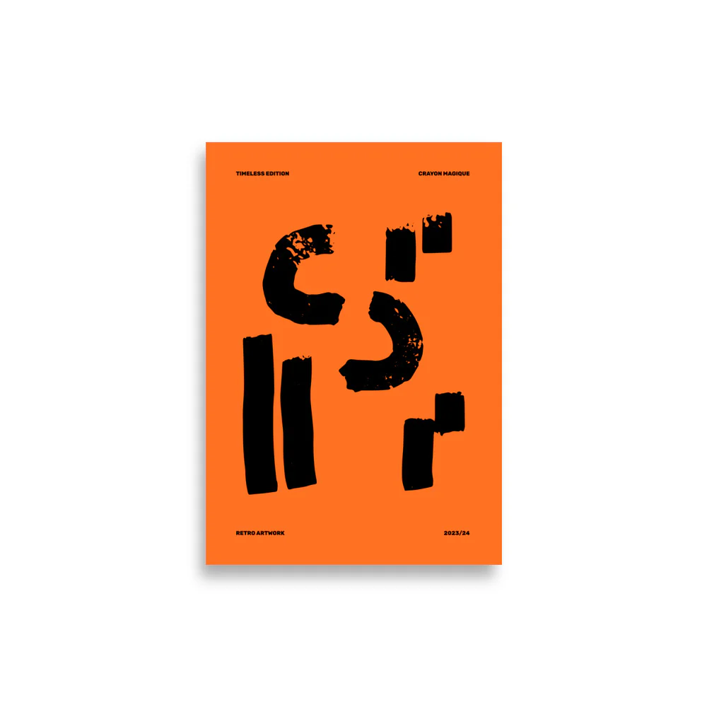 Abstract on Orange - Image 3