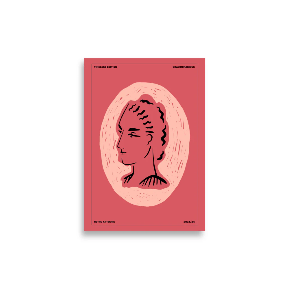 Abstract Post Mark in Pink - Image 2