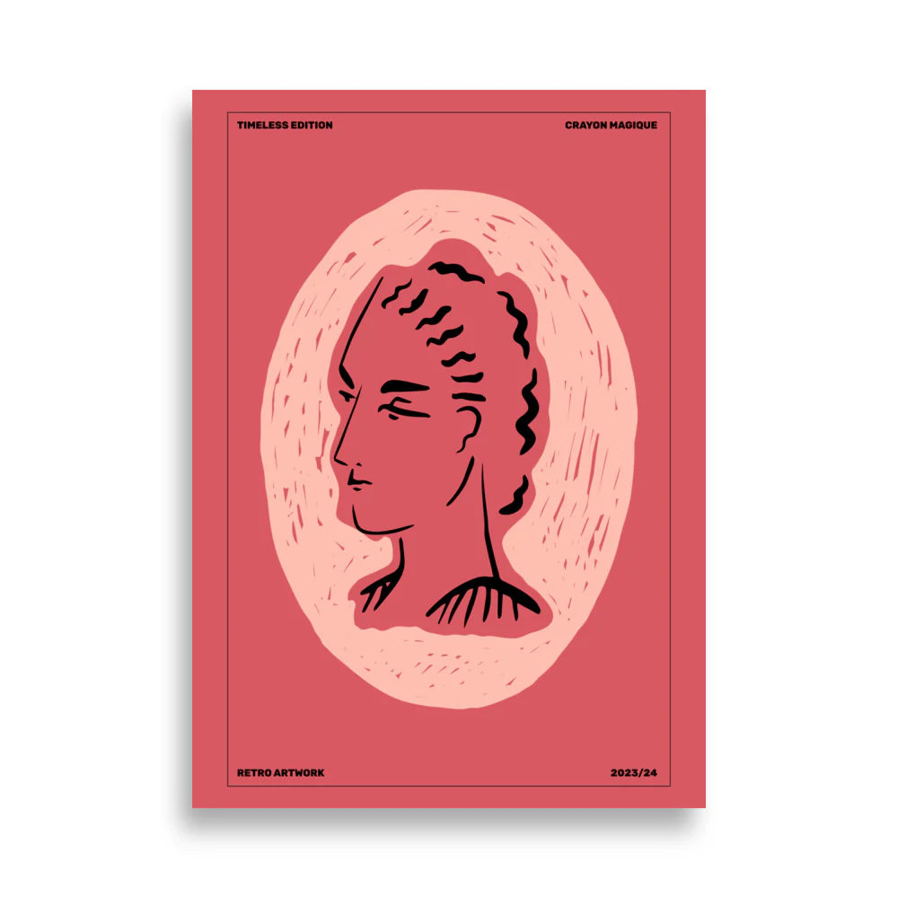 Abstract Post Mark in Pink - Image 4