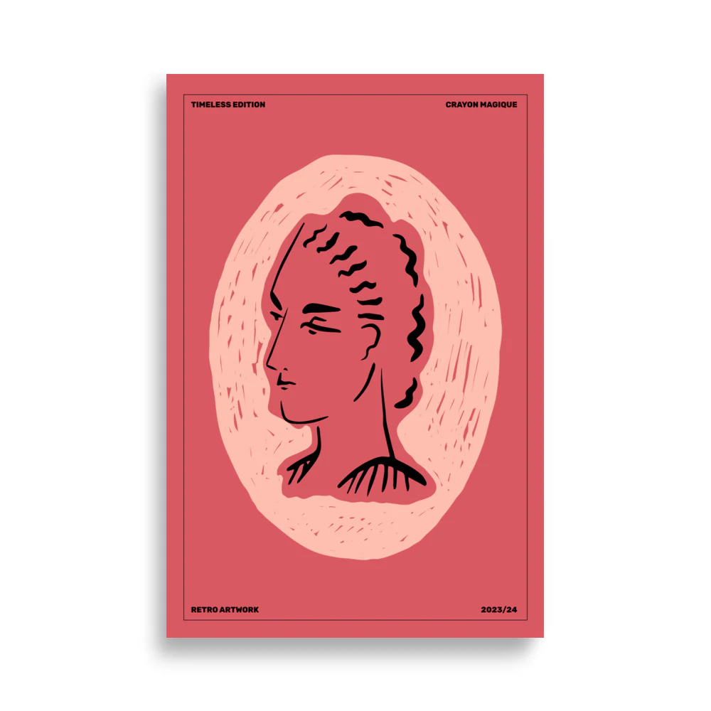 Abstract Post Mark in Pink - Image 5