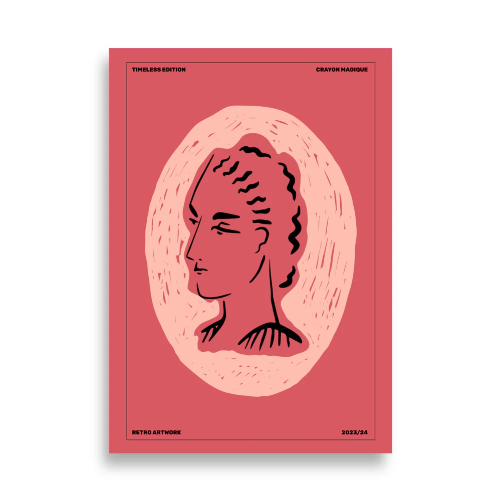 Abstract Post Mark in Pink - Image 6