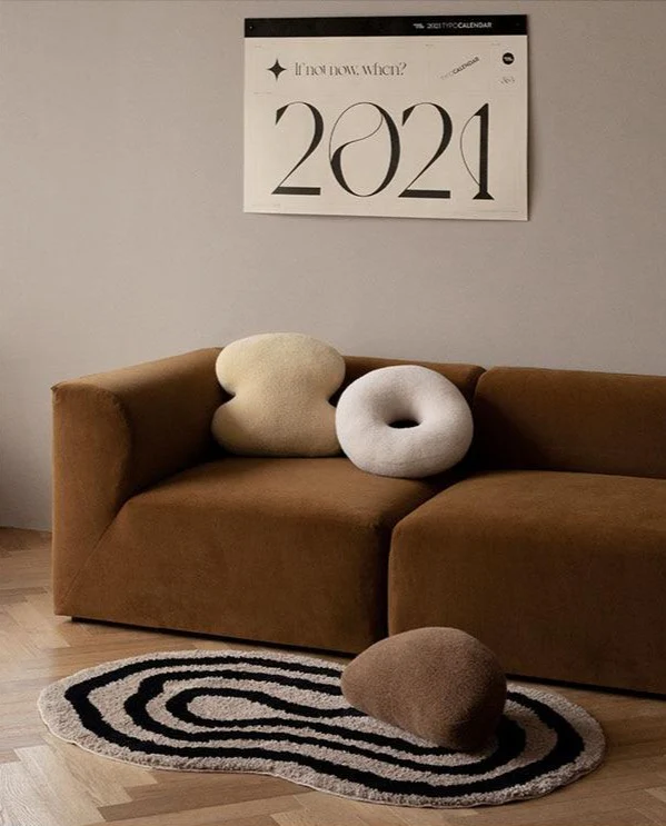 Abstract Teddy Plush Cushion - Image 4