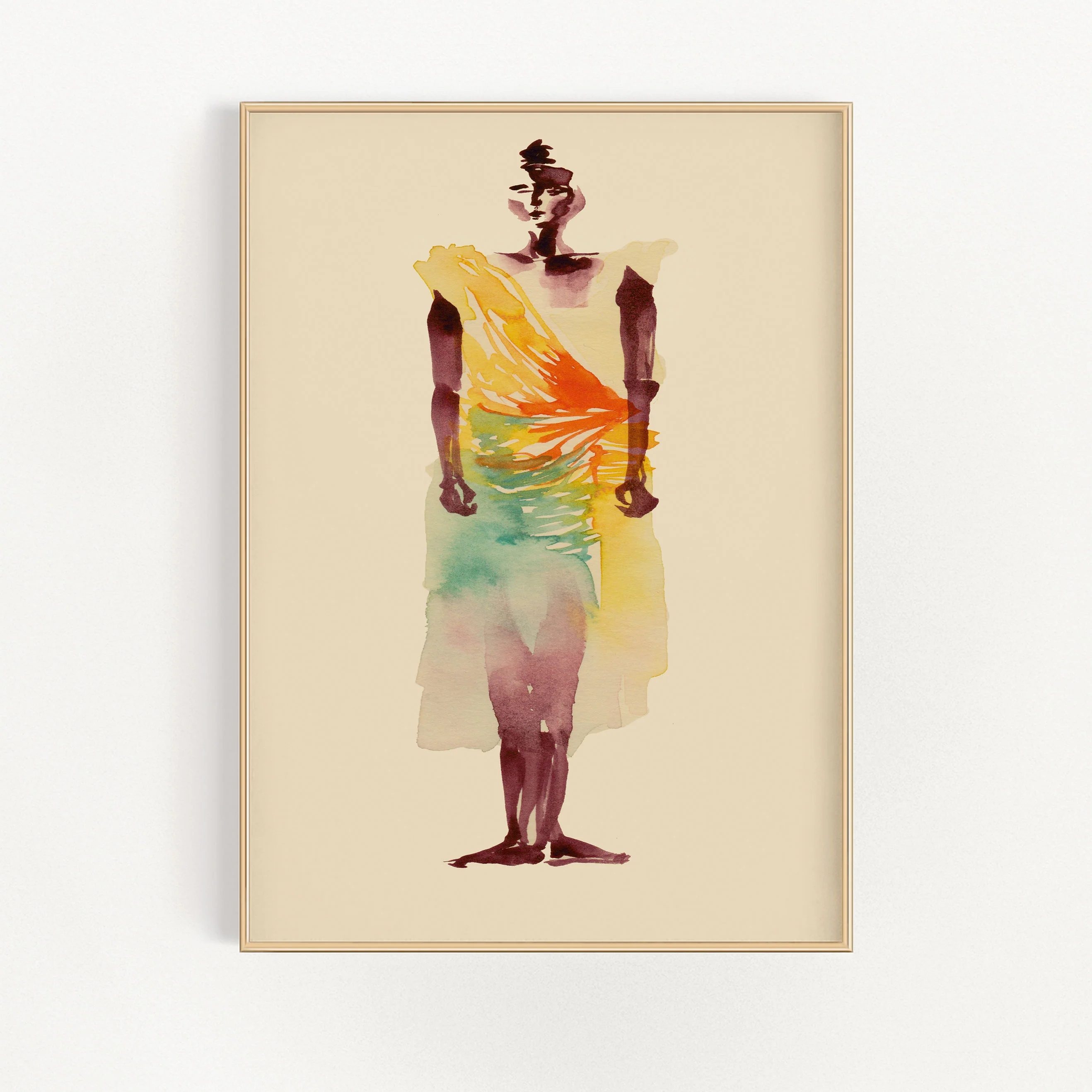 African Robe Wall Art
