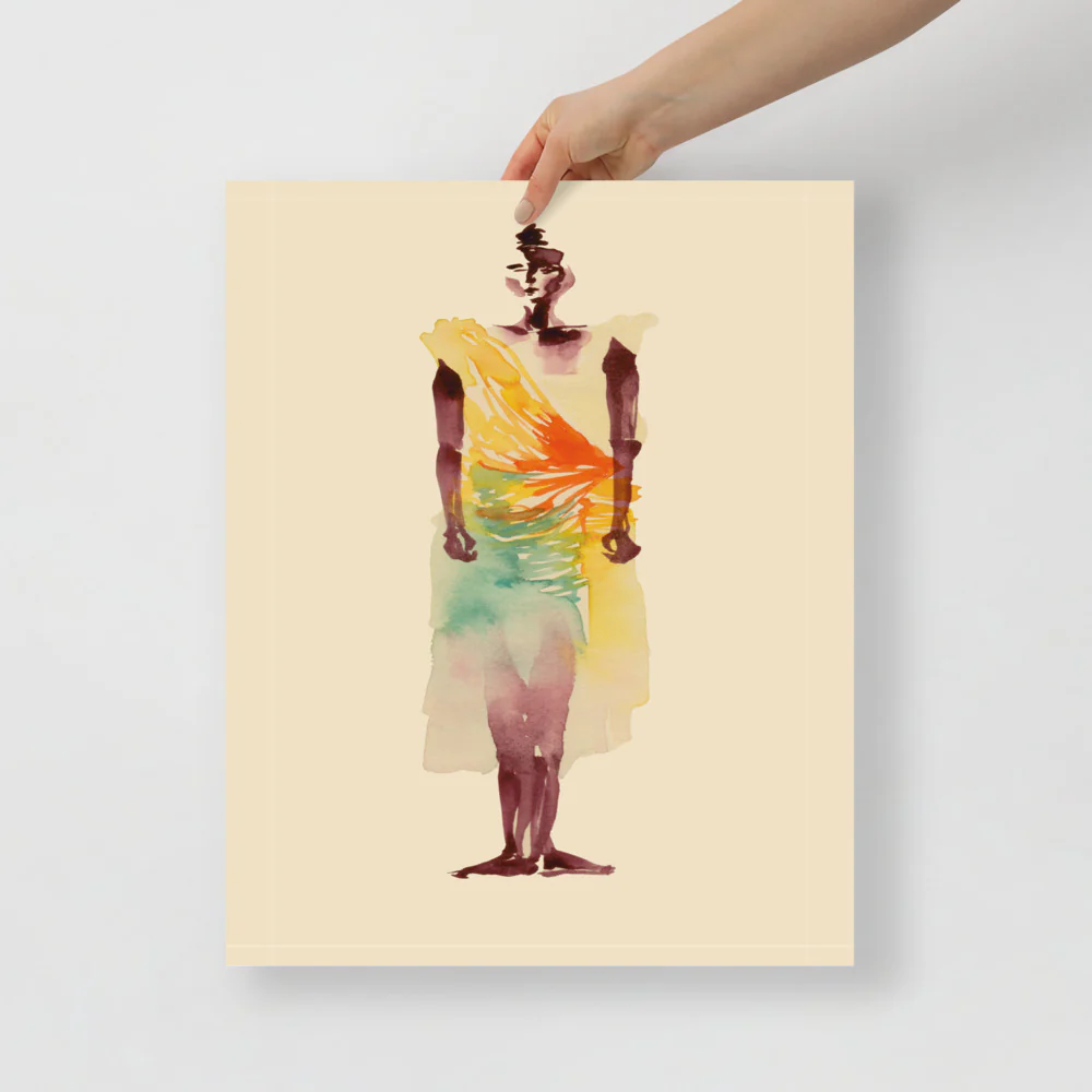 African Robe Wall Art - Image 4