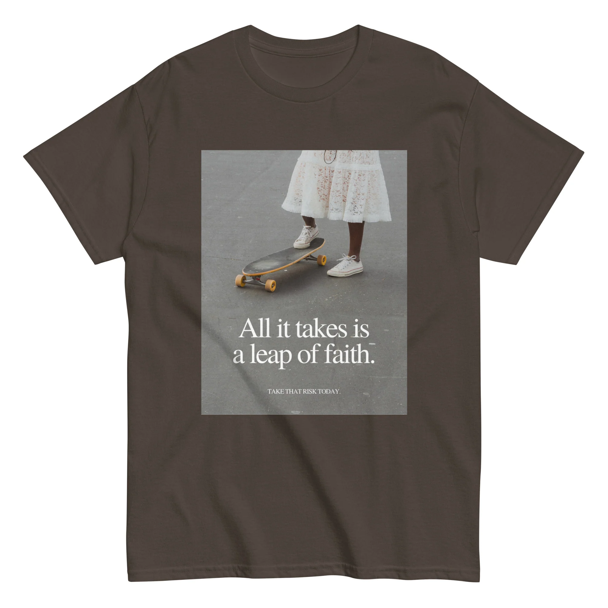 All it takes is a leap of faith T-shirt - Image 2