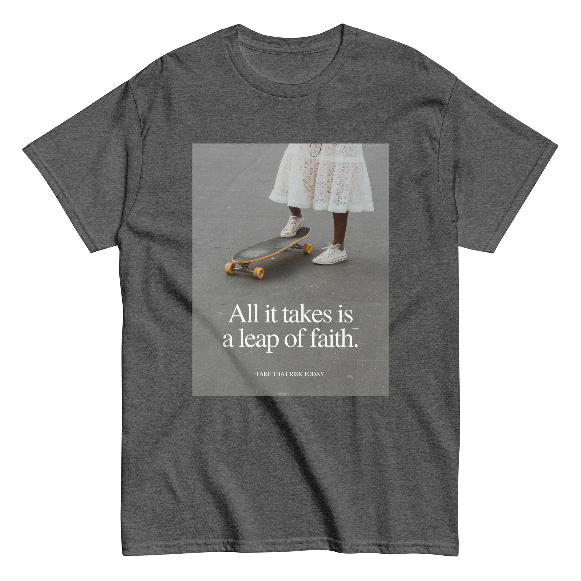 All it takes is a leap of faith T-shirt - Image 4