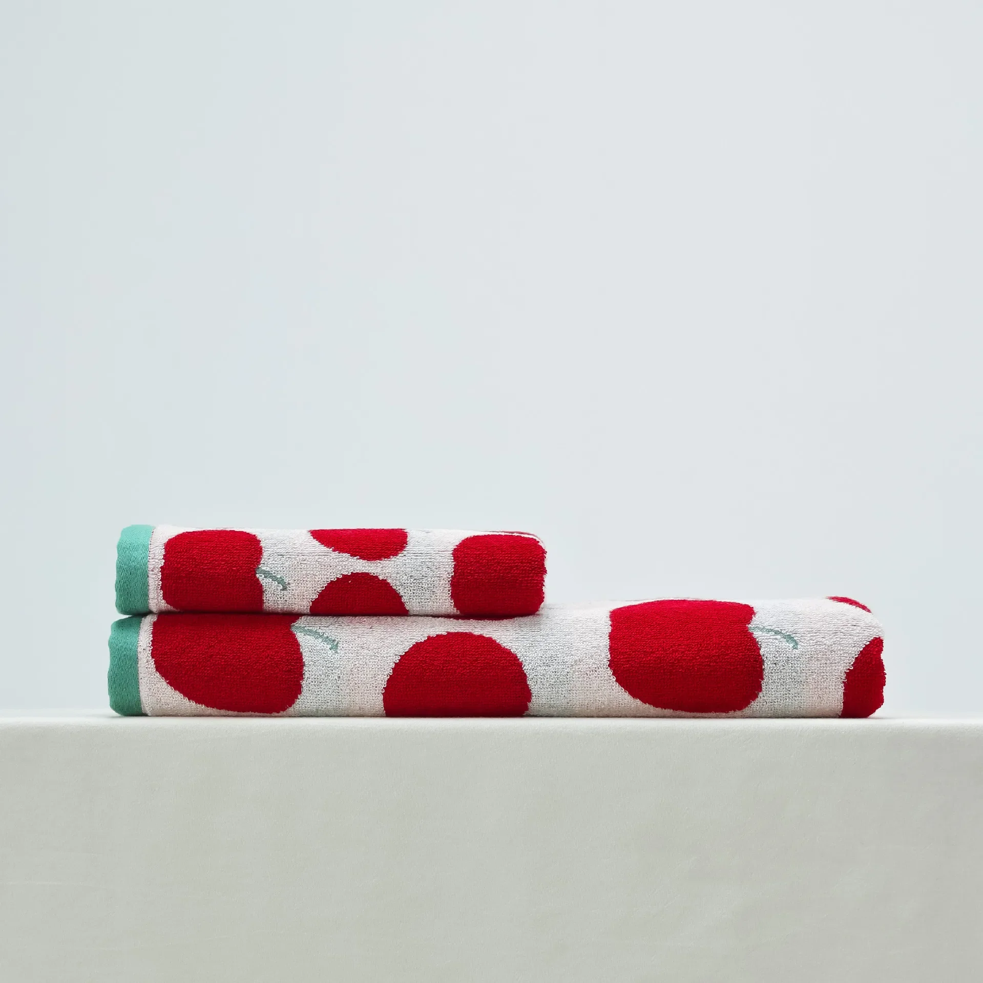 Apples Pattern Cotton Towel - Image 4
