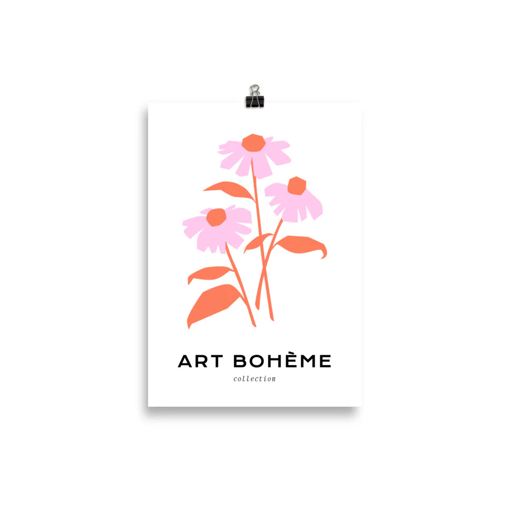 Art Boheme - A Bunch of pink flowers - Image 2