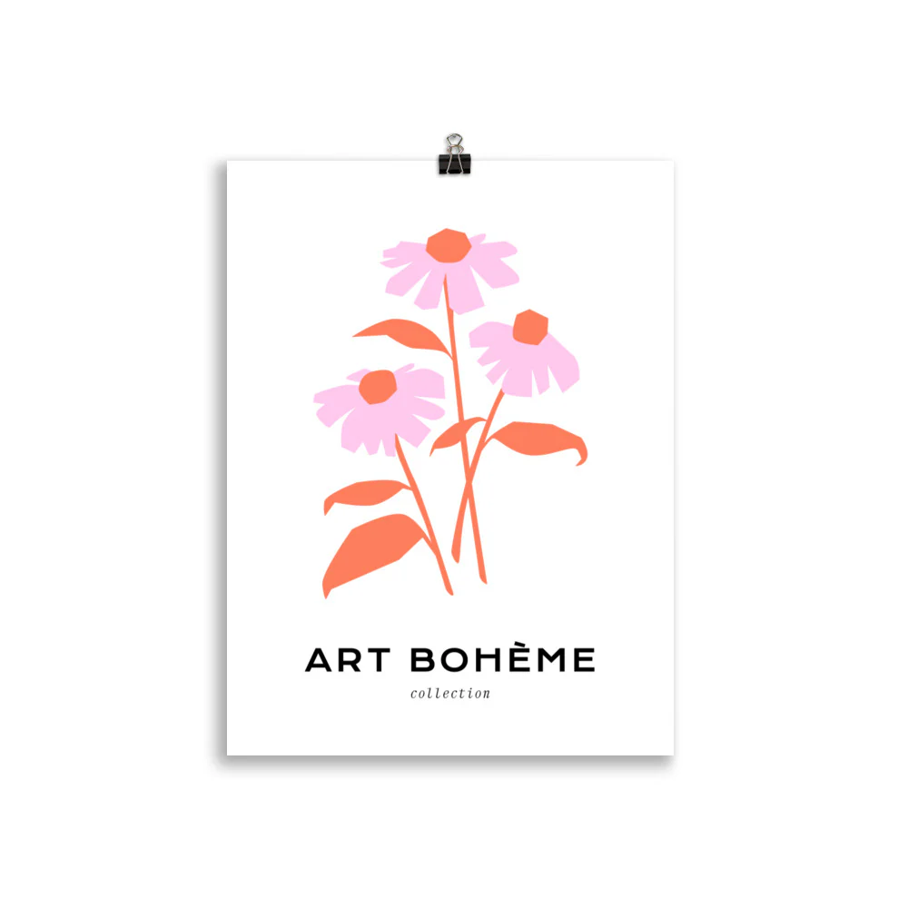Art Boheme - A Bunch of pink flowers - Image 3