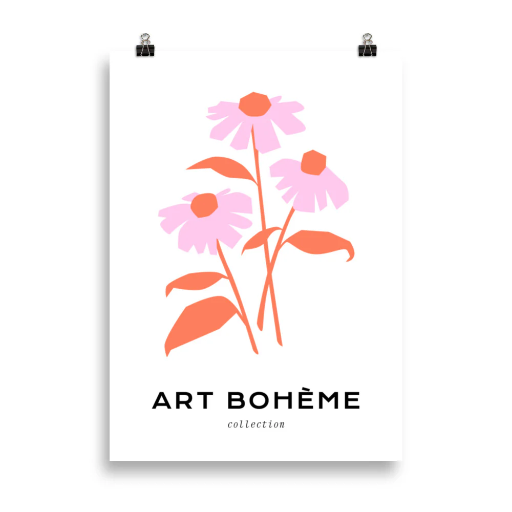 Art Boheme - A Bunch of pink flowers - Image 4
