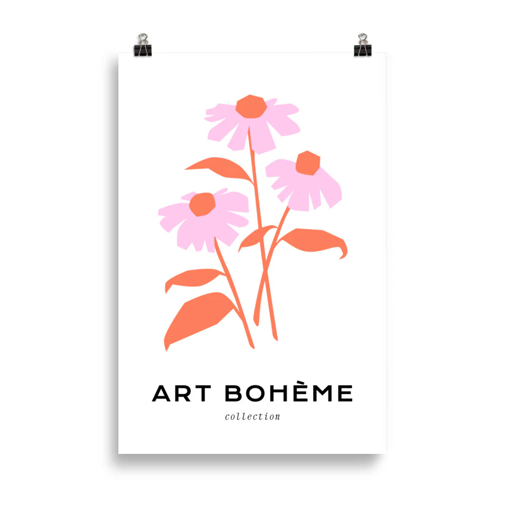 Art Boheme - A Bunch of pink flowers - Image 5