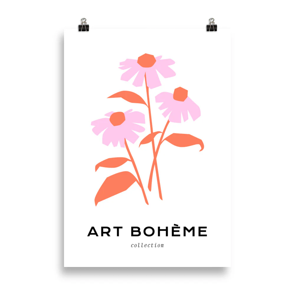 Art Boheme - A Bunch of pink flowers - Image 6