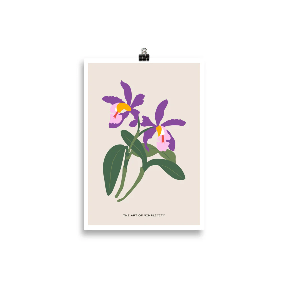 Art of Simplicity - Purple Flower - Image 2