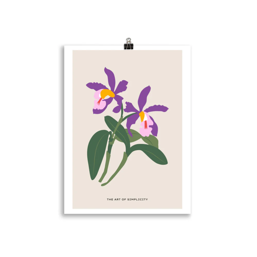 Art of Simplicity - Purple Flower - Image 3