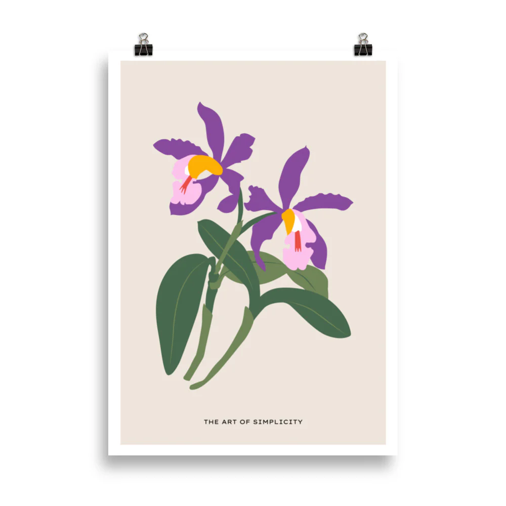 Art of Simplicity - Purple Flower - Image 4