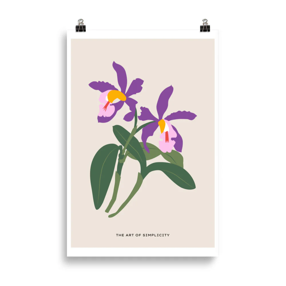 Art of Simplicity - Purple Flower - Image 5