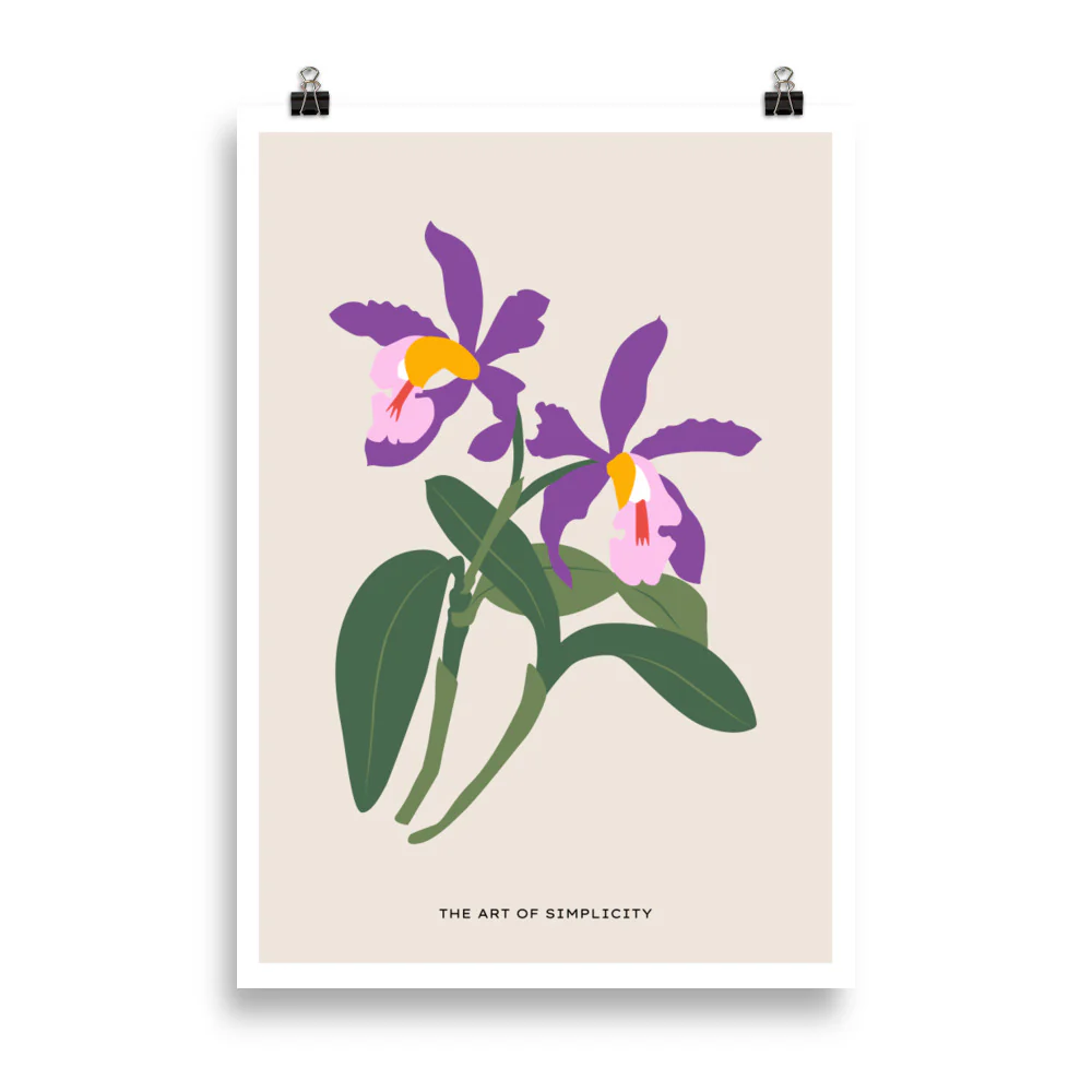 Art of Simplicity - Purple Flower - Image 6