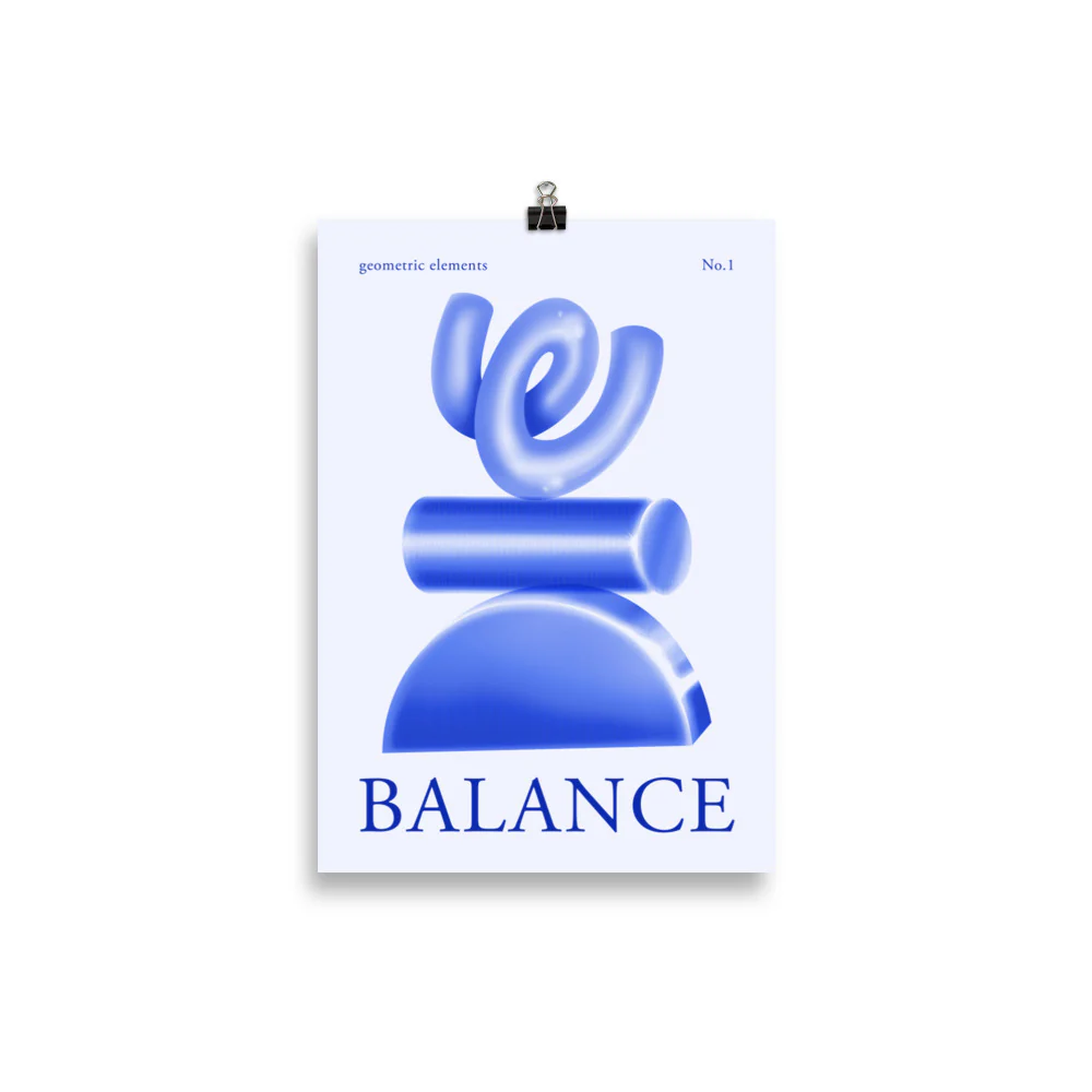 Balance - Solid Figure - Blue - Image 4