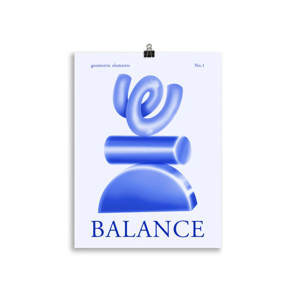 Balance - Solid Figure - Blue - Image 5