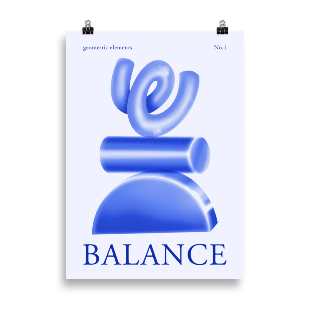 Balance - Solid Figure - Blue - Image 6