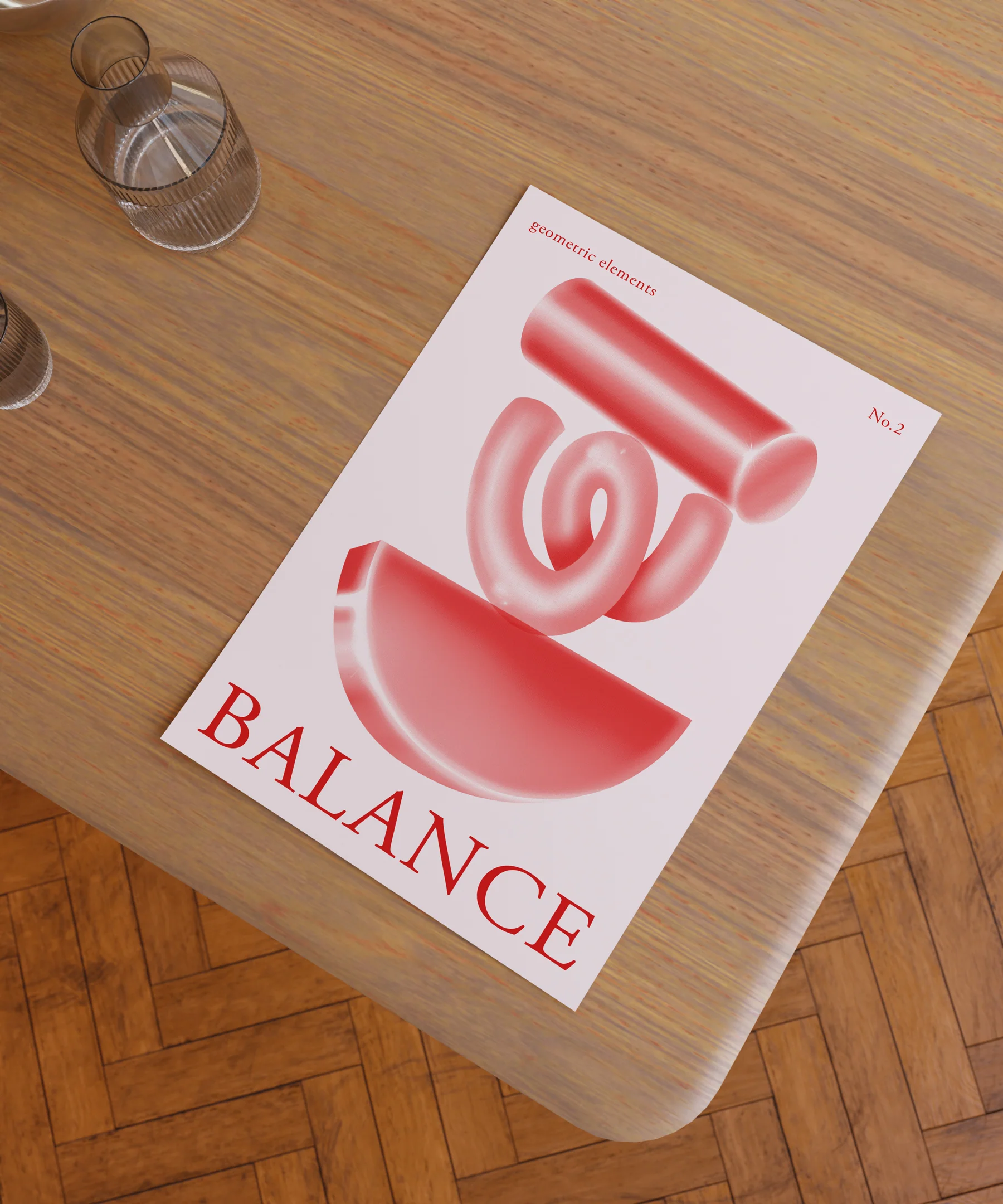 Balance - Solid Figure - Red - Image 2
