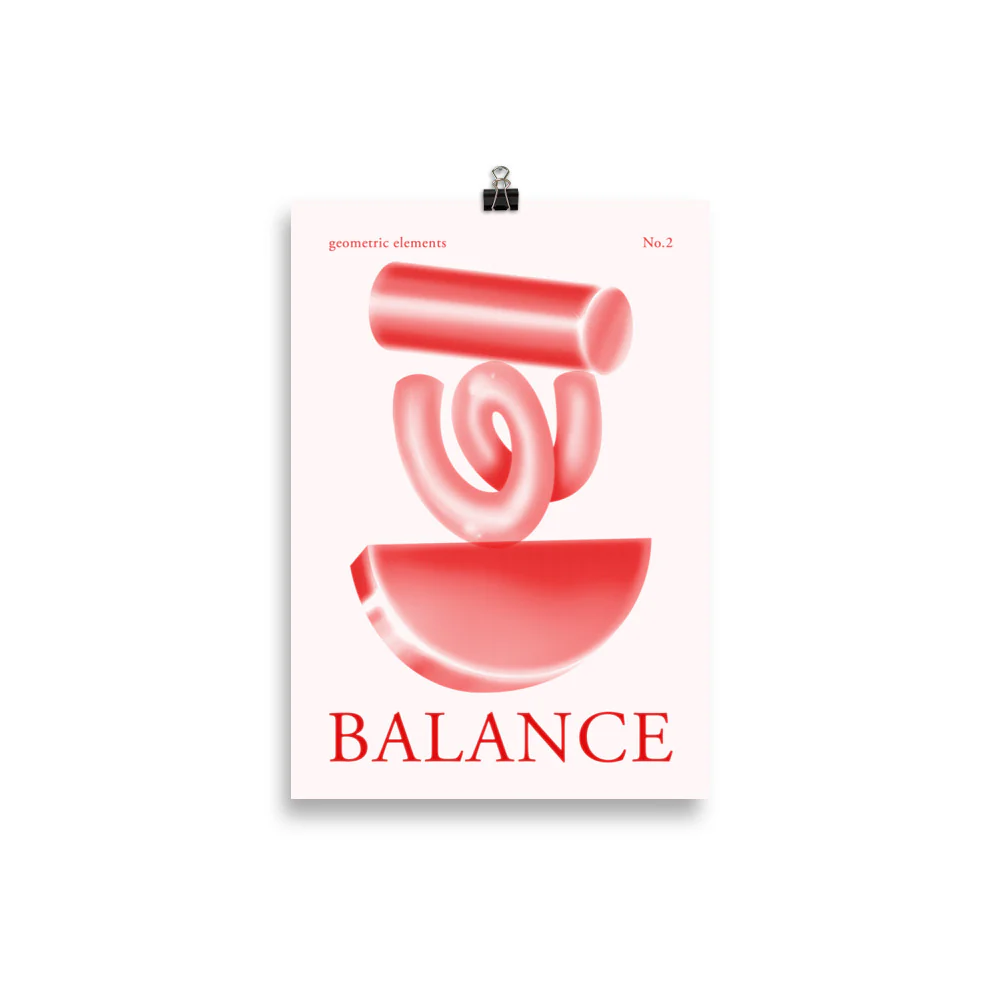 Balance - Solid Figure - Red - Image 5