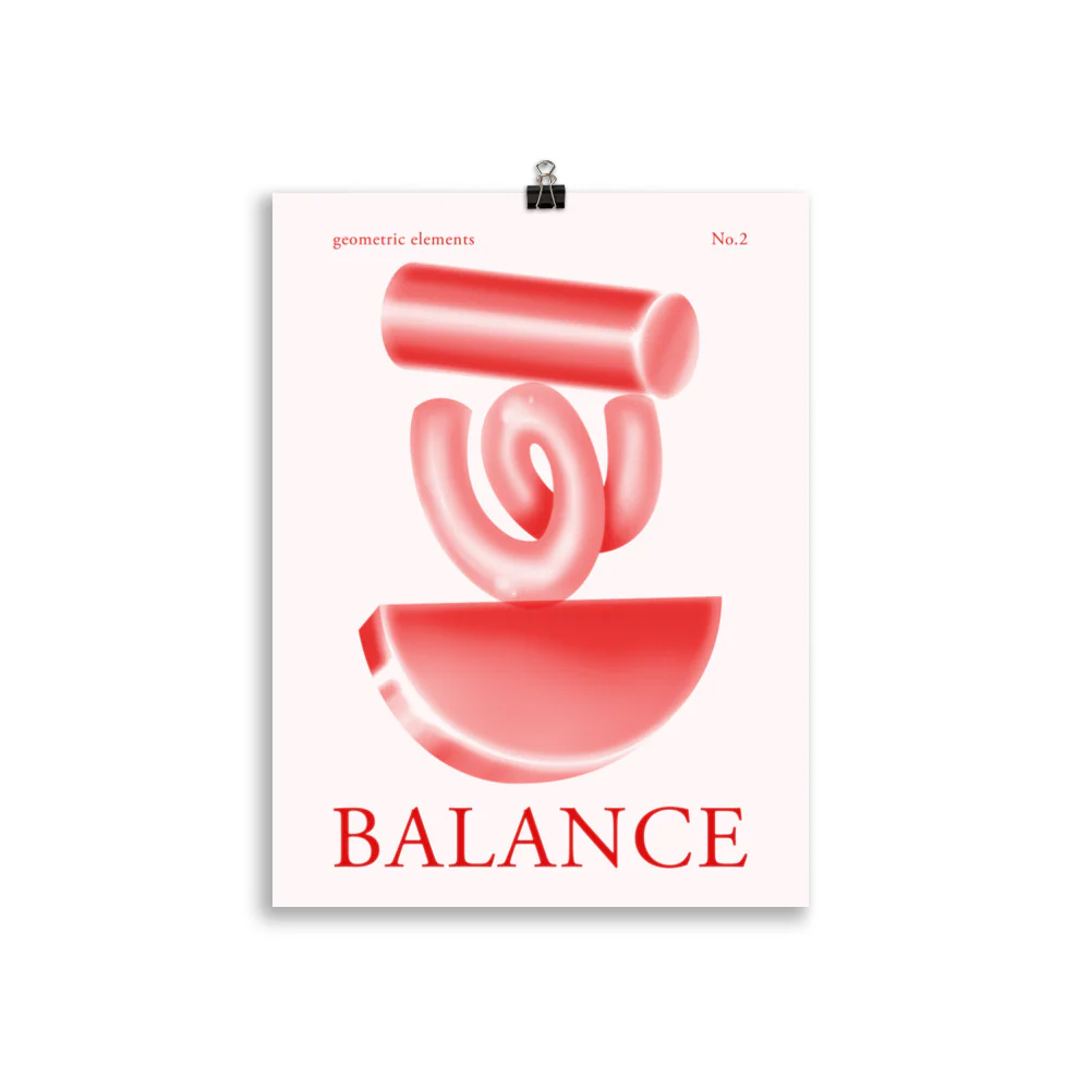 Balance - Solid Figure - Red - Image 6