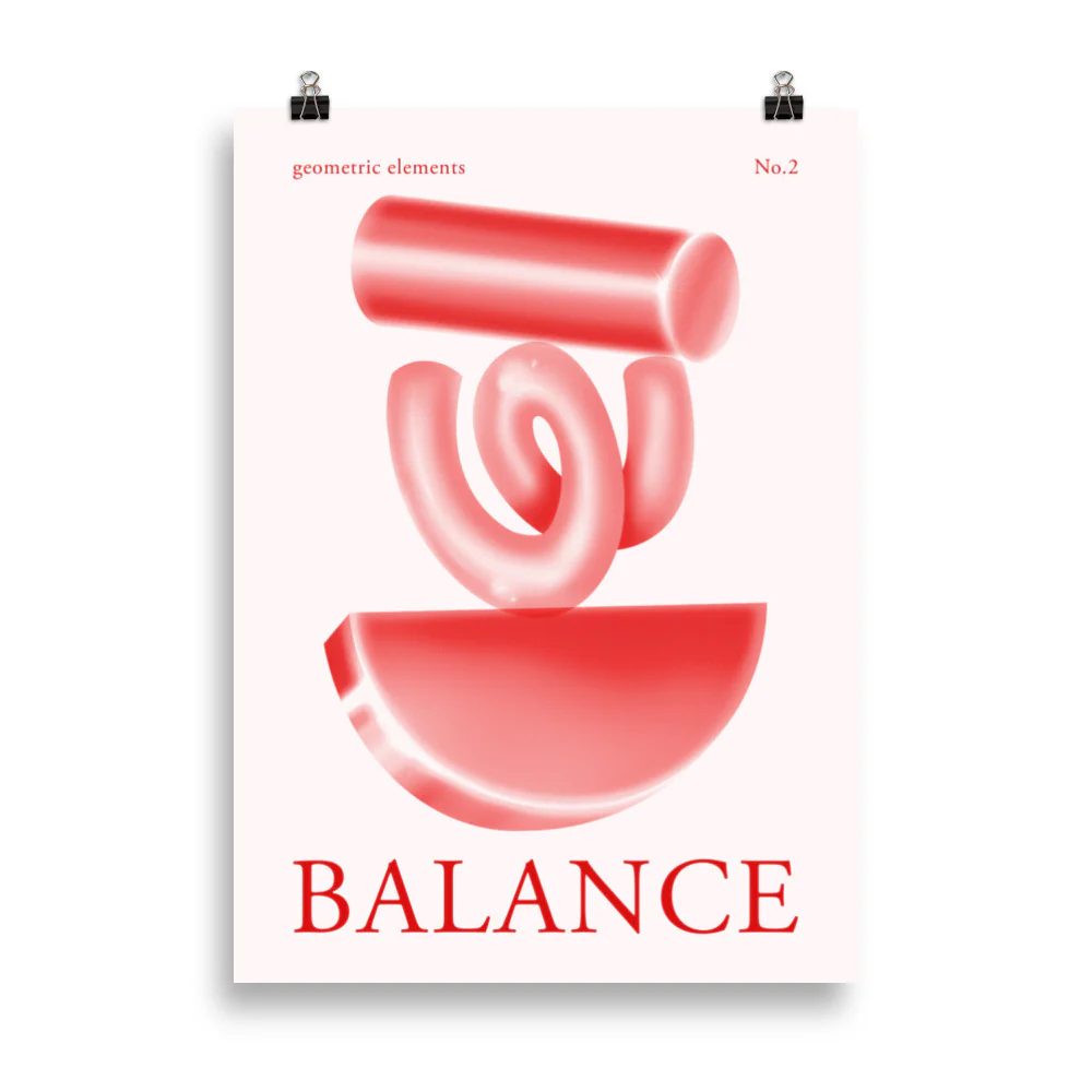 Balance - Solid Figure - Red - Image 7