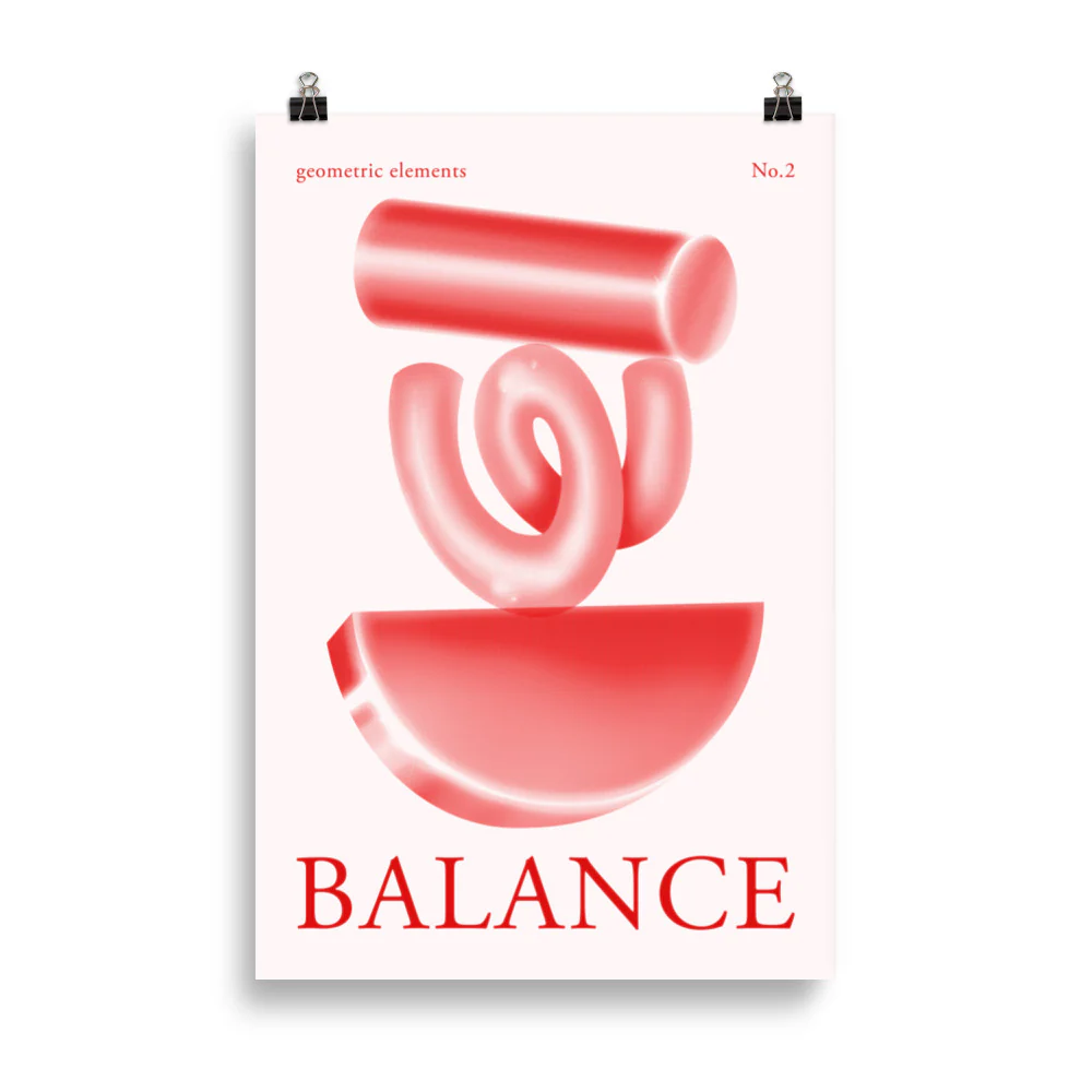 Balance - Solid Figure - Red - Image 8