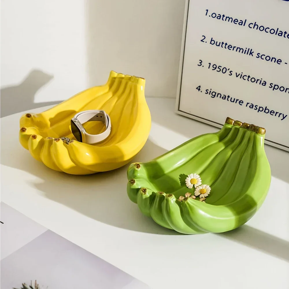 Banana Ceramic Storage Tray