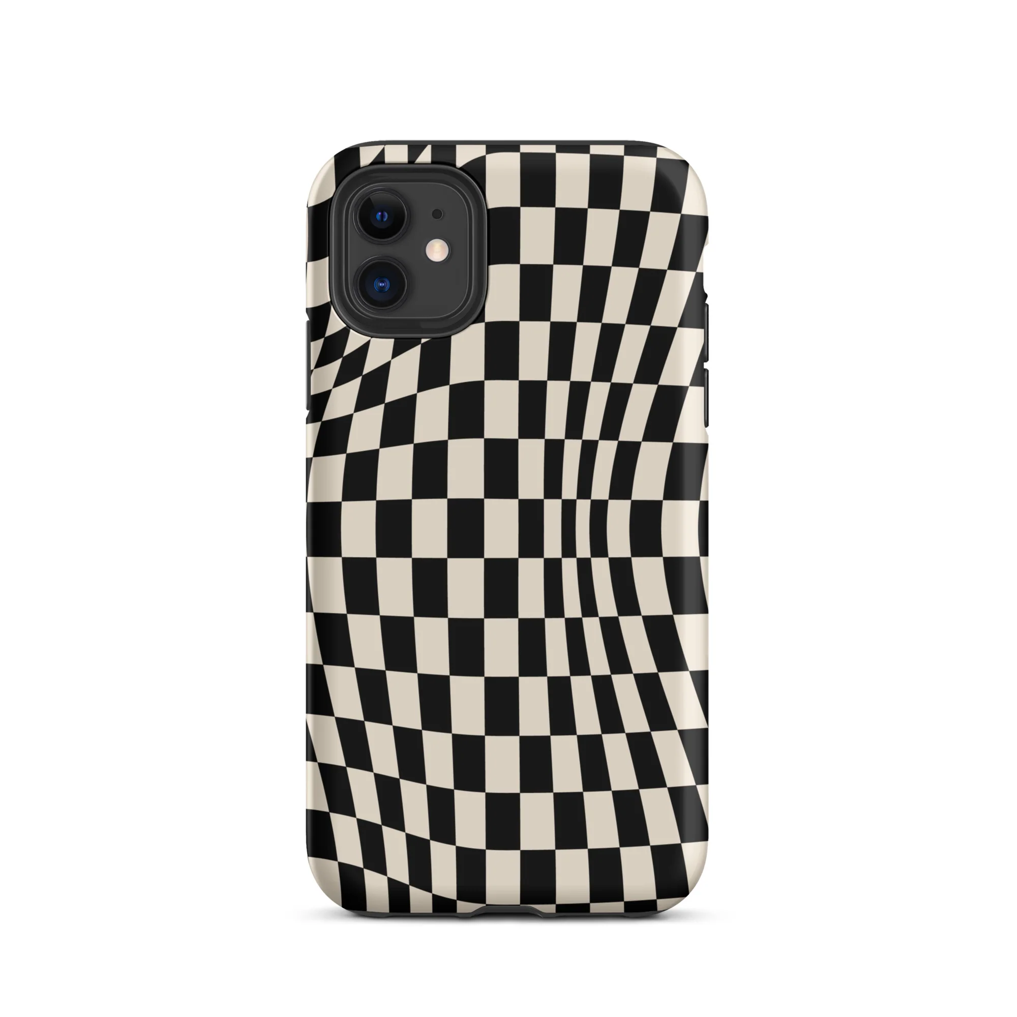 Black Checker iPhone® Case - Image 2