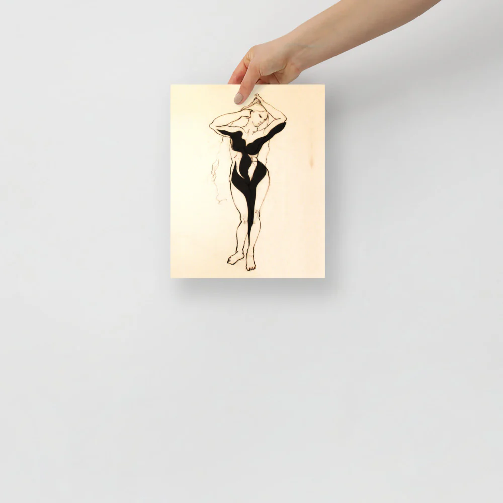Black Floral Body Wall Art - Image 7