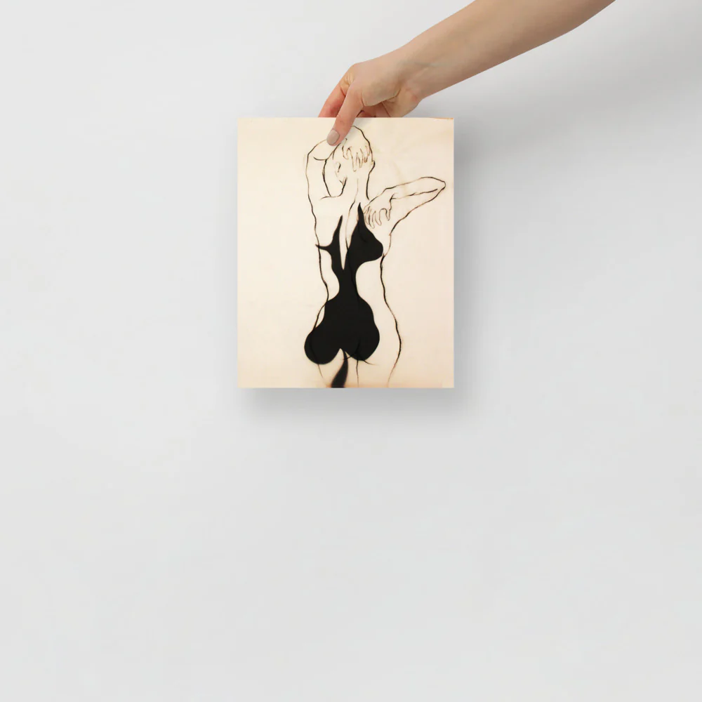 Black Floral Body Wall Art - Image 7