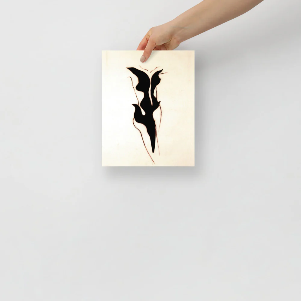 Black Floral Body Wall Art - Image 7
