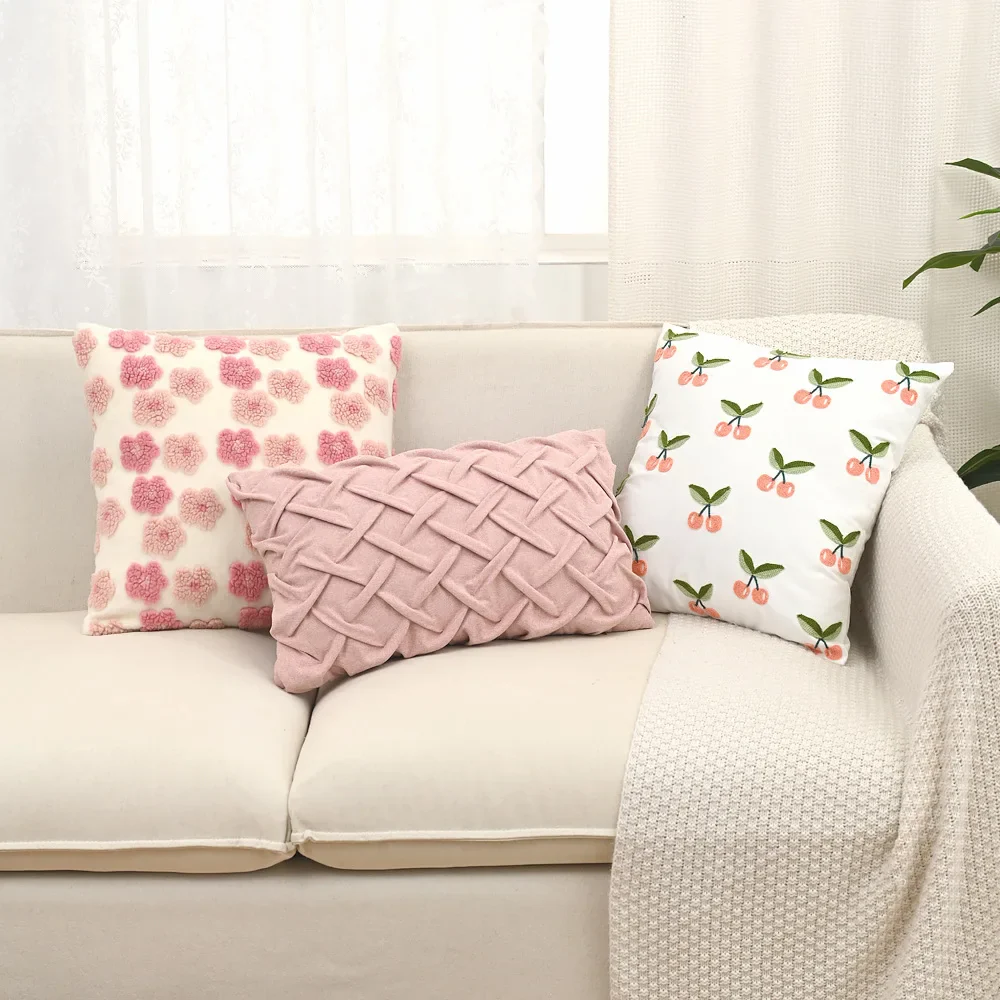 Blossom & Cherry Cushion Cover - Image 2