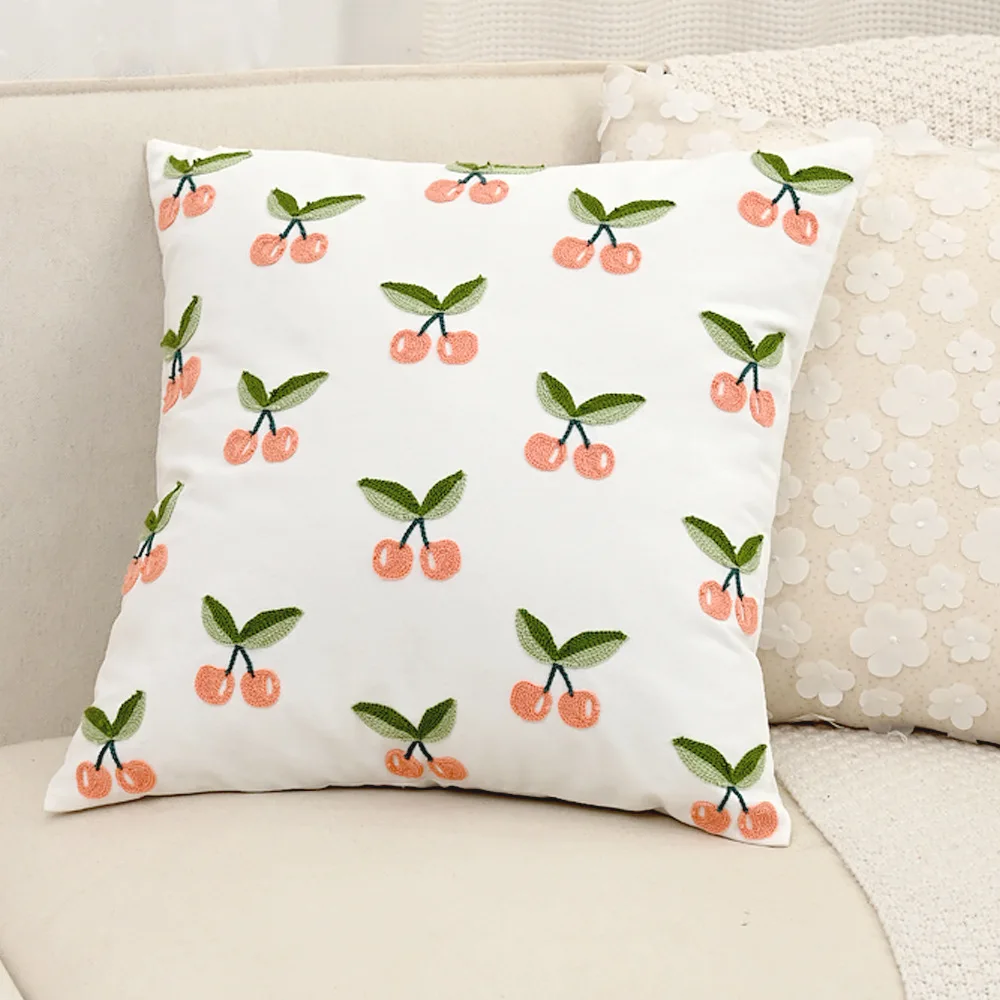 Blossom & Cherry Cushion Cover - Image 3