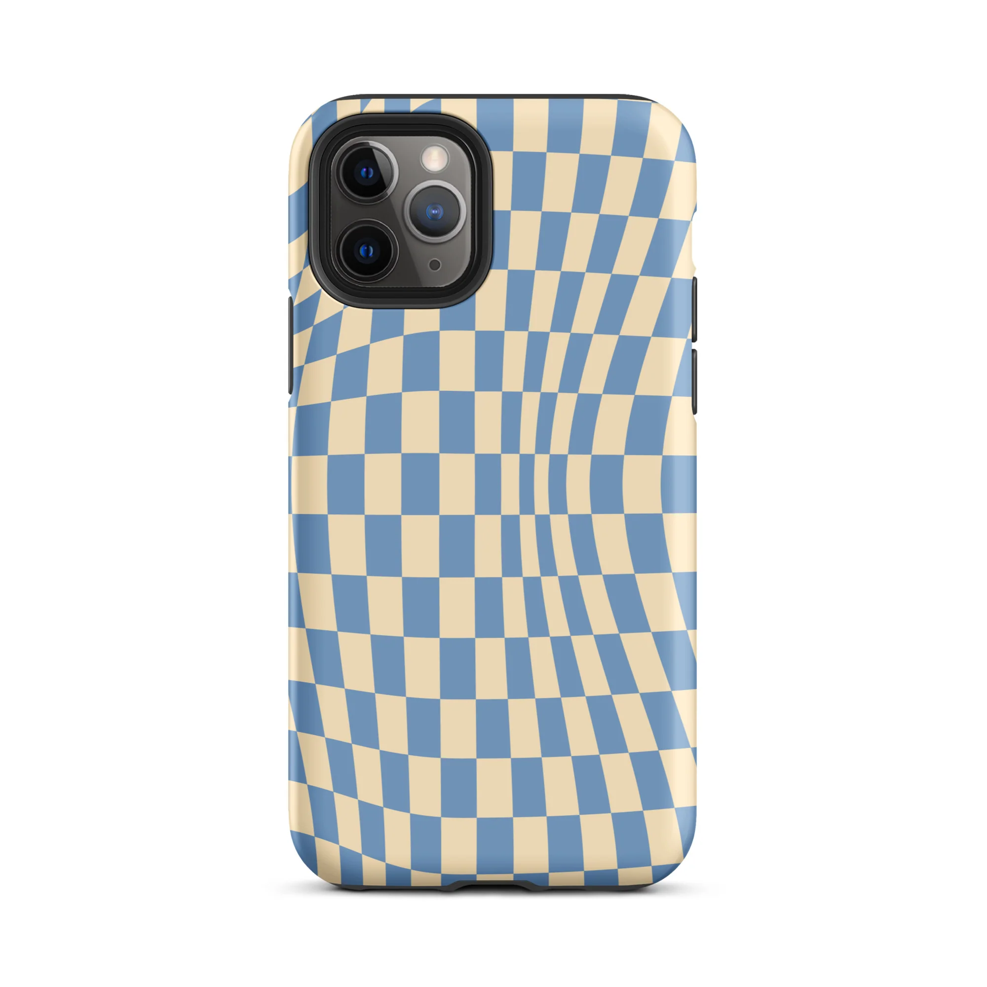 Blue Checker iPhone® Case - Image 3