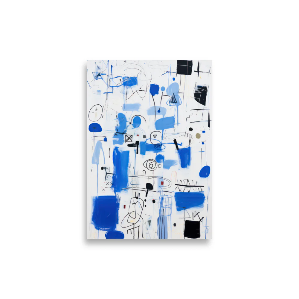 Blue Scribbles 2 - Image 2