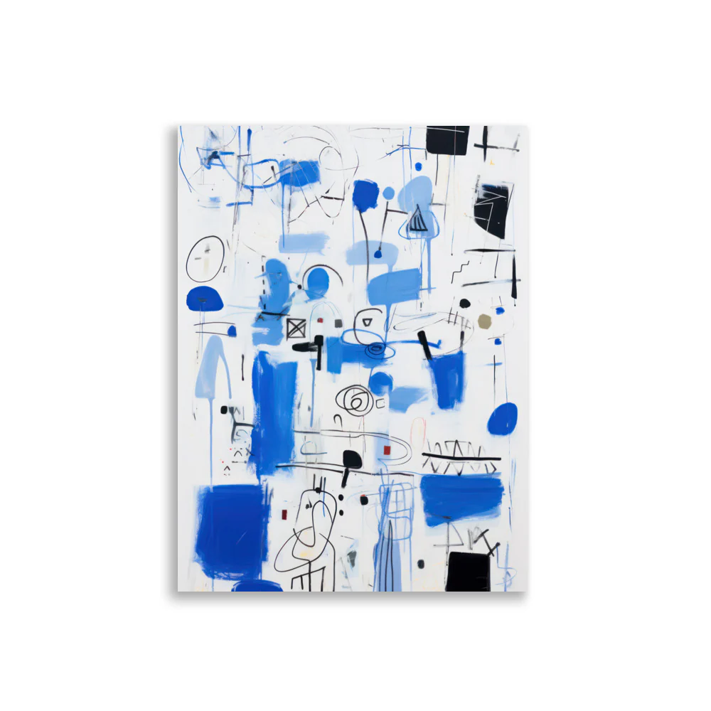 Blue Scribbles 2 - Image 3