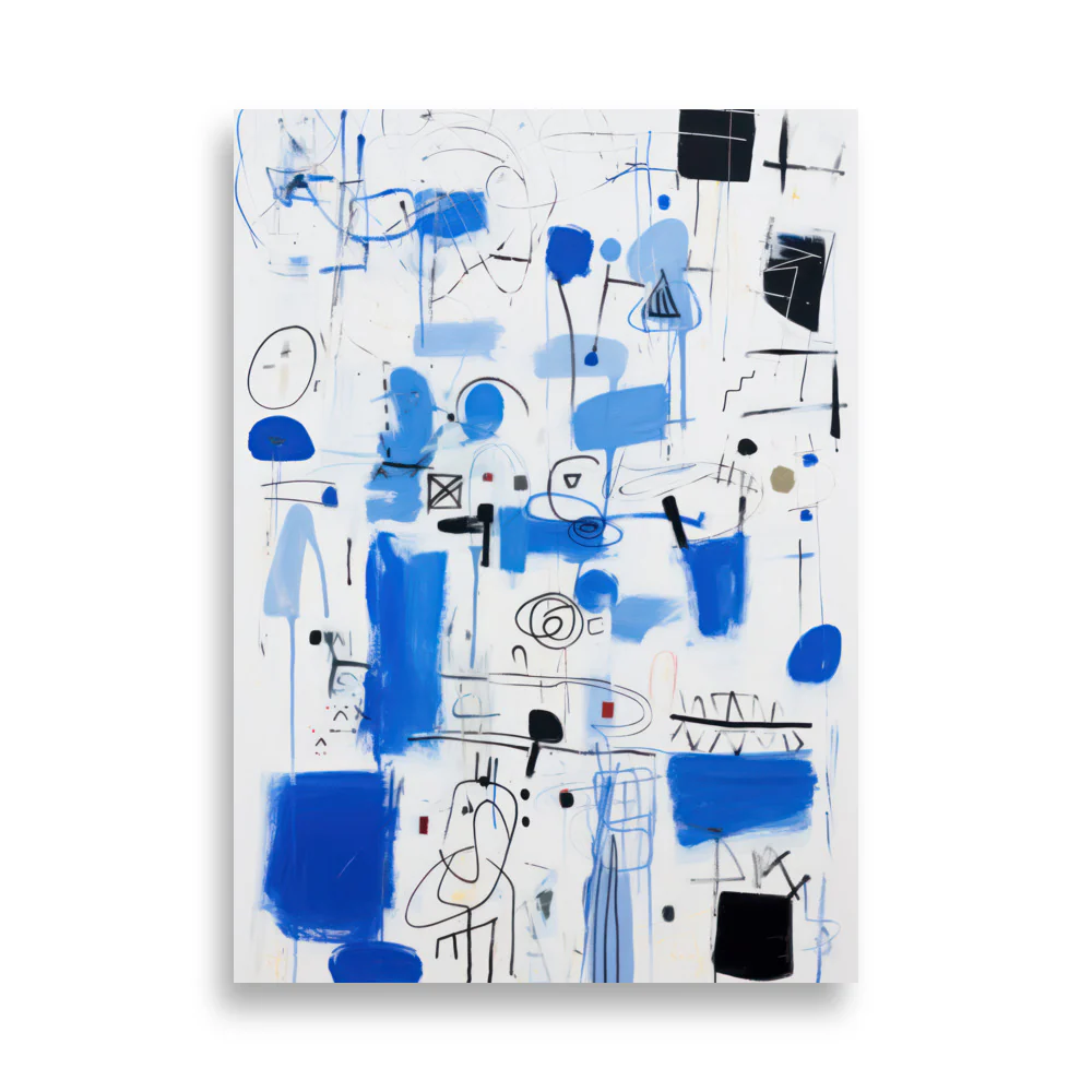 Blue Scribbles 2 - Image 4